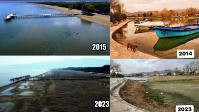 Bursa İznik Gölü kuruyor: 'Göldeki çekilme korkutucu boyuta ulaştı'