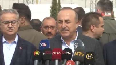 Bakan Çavuşoğlu: Diyarbakır'da kurulacak konteyner kentin yeri hazır, kısa sürede kurulacak