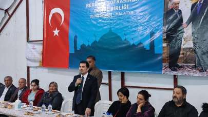"Bereket Sofrasında Gönül Birliği" iftar programı Malatya'da gerçekleşti
