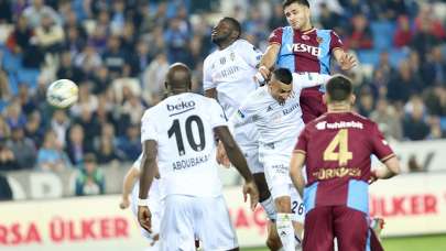 Haftanın maçında kazanan yok! Trabzonspor 0-0 Beşiktaş