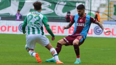 Trabzonspor, Konya'da geri dönüşe engel olamadı! 