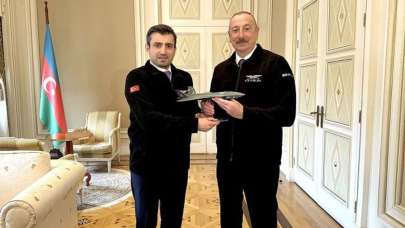 Selçuk Bayraktar'dan Azerbaycan Cumhurbaşkanı Aliyev'e ziyaret