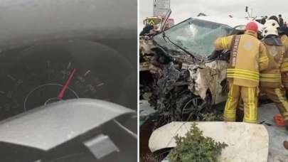 1 kişinin öldüğü feci kazada hız ibresindeki detay her şeyi özetledi