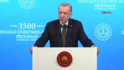 Cumhurbaşkanı Erdoğan: Cumhuriyet tarihimizin en büyük öğretmen atamasını gerçekleştiriyoruz