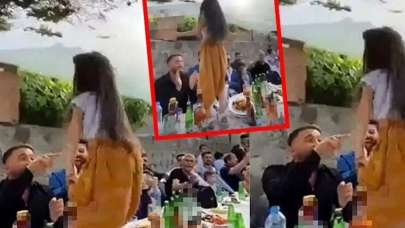 Küçük kızı alkol masasında oynattılar! Skandal sonrası Bakanlık harekete geçti