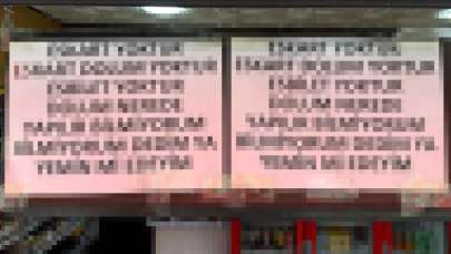 Her gün aynı soruyu duymaktan illallah eden esnaftan ilginç not