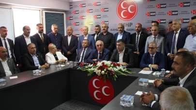 MHP Kayseri il teşkilatında devir teslim gerçekleşti