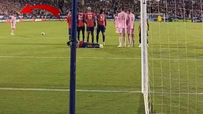 Herkesi ayakta uyutmuş! Messi'nin frikik hilesi ortaya çıktı