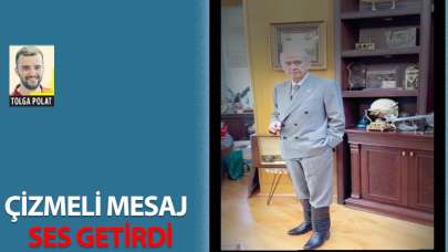 Çizmeli mesaj ses getirdi