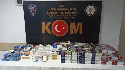 Kastamonu’da kaçak tütün operasyonu: 42 bin 400 adet sahte makaron ele geçirildi