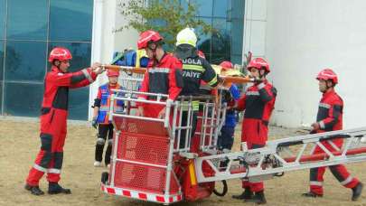 Muğla’daki tatbikat gerçeği aratmadı