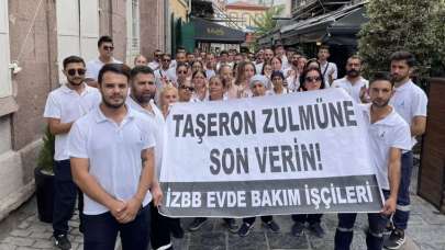 İzmir Büyükşehir Belediye binası önünde ''kadro'' eylemi: Hep kandırıldık