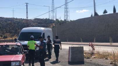 Jandarma ve polis ekiplerinden ortak denetim