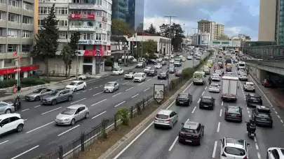 İstanbul'da pazartesi trafiği