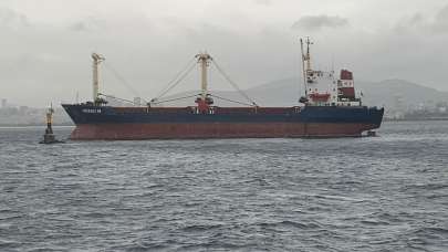 Maltepe açıklarında yük gemisi karaya oturdu