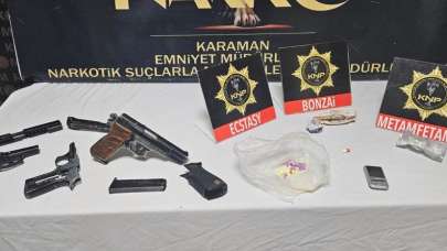 Karaman'da uyuşturucu operasyonunda 3 şüpheli tutuklandı