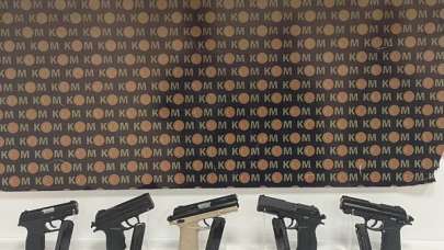 Ordu’da 10 adet ruhsatsız tabanca ele geçirildi