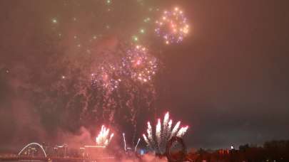 Kazakistan, 2024'ü havai fişek gösterileriyle karşıladı