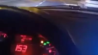 Konya'da aşırı hız yapan sürücüye 5 bin 15 lira ceza