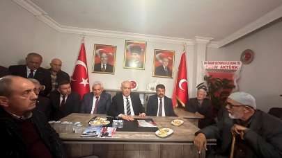 MHP'li Yusuf Kanlı'dan yeni atanan teşkilata ziyaret…