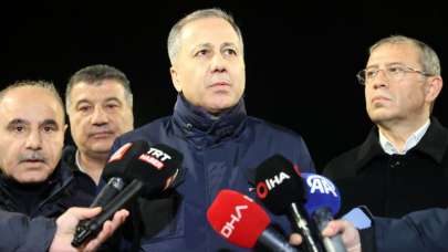 Bakan Yerlikaya: 827 personel arama-kurtarma çalışmaları için sahada