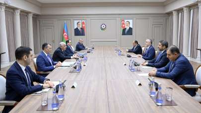 Azerbaycan Başbakanı Asadov, Çalışma ve Sosyal Güvenlik Bakanı Işıkhan'ı kabul etti