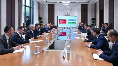 Cumhurbaşkanı Yardımcısı Yılmaz Özbekistan'da temaslarda bulundu