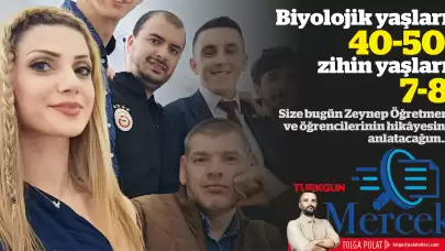 Biyolojik yaşları 40-50, zihin yaşları 7-8… Sevgi varsa engel yok!