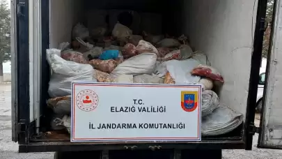 Elazığ'da 5 ton 880 kilogram kaçak et ele geçirildi
