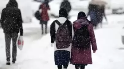 Bingöl'de Yoğun Kar Yağışı Nedeniyle Taşımalı Eğitime 1 Gün Ara Verildi