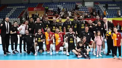 Galatasaray'dan Efeler Ligi'nde kritik galibiyet