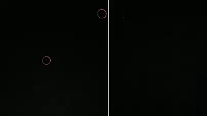 Gökyüzünde heyecanlandıran olay!