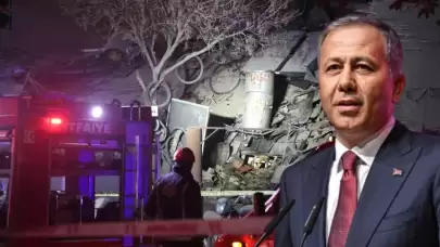 İçişleri Bakanı Yerlikaya'dan Konya'da çöken bina ile ilgili açıklama