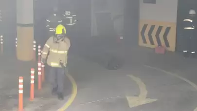 Balıkesir’de yeraltı otoparkında patlama