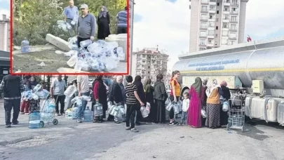 CHP'li belediyelerde su krizi vatandaşları bezdirdi: .Çeşmelerden su temin ediyor