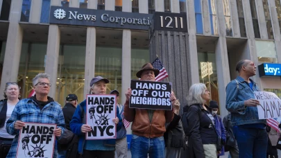 Müslüman aday Mamdani’ye yönelik yayınlar protesto edildi