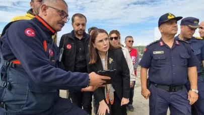 Bartın'da gerçeğini aratmayan sel tatbikatı