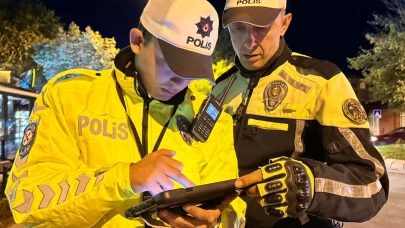 Edirne’de yüksek sesle müzik açan sürücülere ceza