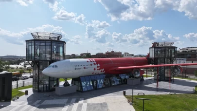 Kocaeli’de dev Airbus A340 artık ‘Havacılık Bilim Merkezi’: 300 yolcu kapasiteli uçak gençlere ilham verecek