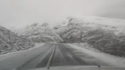 Mevsimin ilk kar yağışı düştü