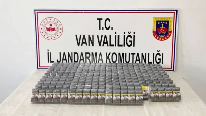 Van’da kaçak sigara operasyonu