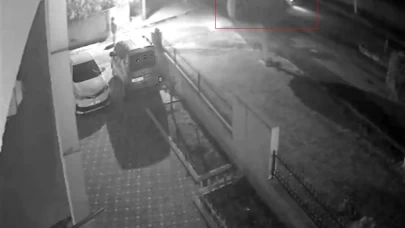 Hatay'da takla atan otomobilin kaza anı güvenlik kamerasında!