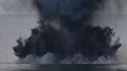 Trabzon Yoroz Limanı’nda bulunan insansız deniz aracı patlatıldı