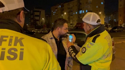 Kayseri’de alkollü sürücüden polise tepki