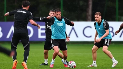 Beşiktaş'tan çift antrenman