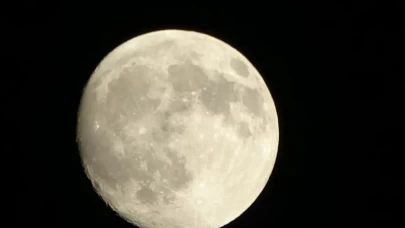 Erek Dağı dolunayda görsel şölen oluşturdu