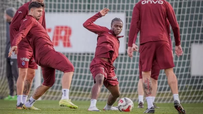 Trabzonspor, Eyüpspor maçı hazırlıklarını sürdürdü