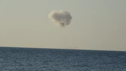 Trabzon açıklarında denizde patlama!