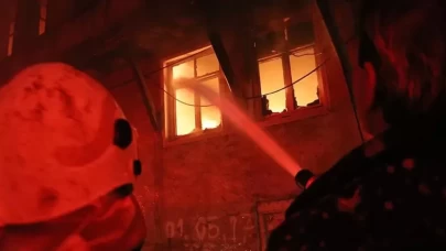 Gaziantep'te elektrik kontağından kaynaklı yangın