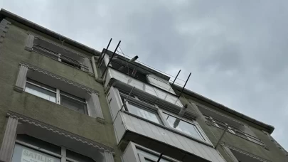Bir kadın 5. kattan düştü, hayatını kaybetti